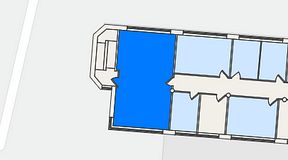 
							Planritning för Landskapet Sickla, 1 privata rum, 60 m²