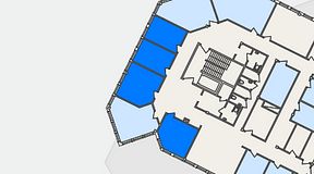 
							Planritning för FASTOFFICE Nymärsta Torg 6, 4 privata rum, 56 m²