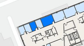 
							Planritning för Workopolis, 2 privata rum, 26 m²