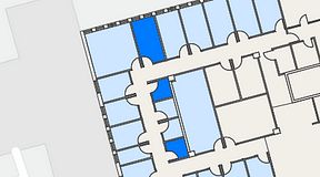
							Planritning för Regus Lidingö, 3 privata rum, 18 m²