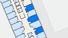 
							Planritning för Regus Helsingborg Södergatan, 3 privata rum, 37 m²