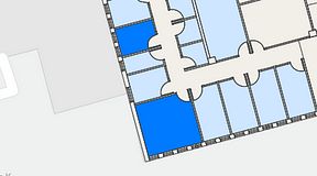 
							Planritning för Regus Lidingö, 2 privata rum, 25 m²