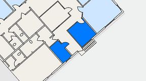 Planritning för Easy Office Kungsängen, 2 privata rum, 20 m²