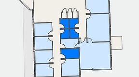 
							Planritning för Helio Frösundavik, 5 privata rum, 24 m²