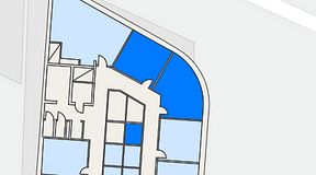 
							Planritning för Mindpark Hyllie Eden, 3 privata rum, 55 m²
