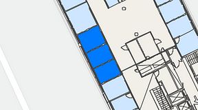 
							Planritning för Convendum Västra Järnvägsgatan 3, 3 privata rum, 31 m²
