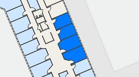 
							Planritning för Regus Helsingborg Södergatan, 4 privata rum, 50 m²