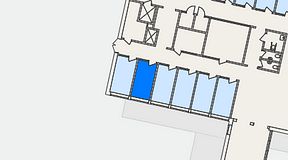 
							Planritning för Regus Lund, 1 privata rum, 9 m²