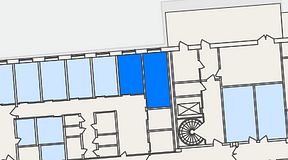 Planritning för Embassy House Lund, 2 privata rum, 31 m²