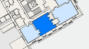 
							Planritning för No18 Centralen, 1 privata rum, 45 m²