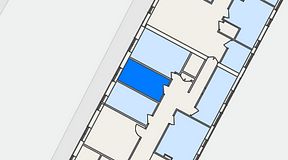 
							Planritning för SFL 7, 1 privata rum, 13 m²