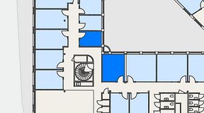 
							Planritning för Convendum Stampgatan 14, 2 privata rum, 21 m²