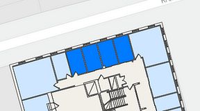 
							Planritning för Regus Östra Hamngatan, 4 privata rum, 40 m²
