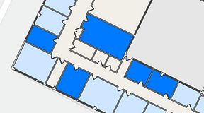 
							Planritning för Quick Office Älvsjö, 5 privata rum, 73 m²