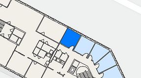 Planritning för DG97 Drottninggatan 97, 1 privata rum, 12 m²