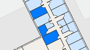 
							Planritning för Regus Rotsunda, 3 privata rum, 41 m²