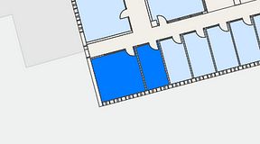 
							Planritning för Regus Lidingö, 2 privata rum, 30 m²