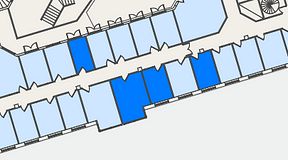 
							Planritning för Regus Odinsgatan 13, 4 privata rum, 42 m²