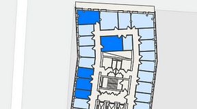 
							Planritning för Regus Hyllie Stationstorg 31, 5 privata rum, 59 m²