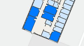 
							Planritning för Växthuset Jägershillgatan, 5 privata rum, 108 m²
