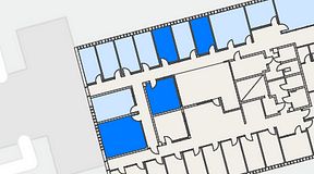 
							Planritning för Regus Lidingö, 4 privata rum, 57 m²