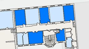 
							Planritning för KG10 Kungsgatan 8, 5 privata rum, 85 m²