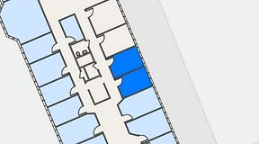 
							Planritning för Regus Helsingborg Södergatan, 2 privata rum, 23 m²