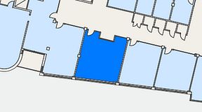 
							Planritning för Flexiwork Hovet, 1 privata rum, 43 m²