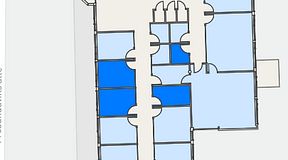
							Planritning för Helio Frösundavik, 4 privata rum, 34 m²