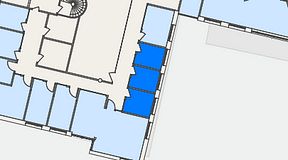 Planritning för FASTOFFICE Råsundavägen, 3 privata rum, 22 m²