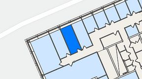 
							Planritning för Spaces Lindholmen, 1 privata rum, 16 m²