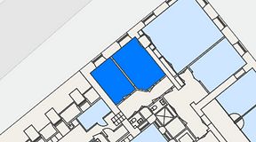 
							Planritning för Spaces Gamla Stan, 2 privata rum, 31 m²