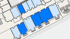 
							Planritning för 7A Posthuset, Vasagatan 28, 4 privata rum, 80 m²