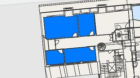 
							Planritning för Convendum Kungsgatan 9, 4 privata rum, 70 m²