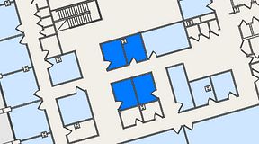 
							Planritning för United Spaces Östra Hamngatan, 4 privata rum, 32 m²