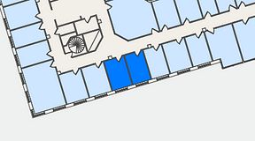 
							Planritning för Regus Odinsgatan 13, 2 privata rum, 19 m²