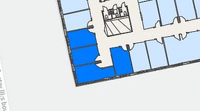 
							Planritning för Regus Gustav III:s Boulevard 34, 4 privata rum, 44 m²