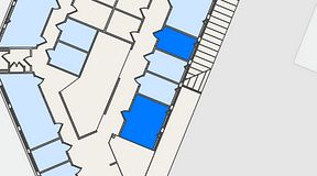 
							Planritning för FASTOFFICE Johanneslundsvägen 12, 2 privata rum, 24 m²