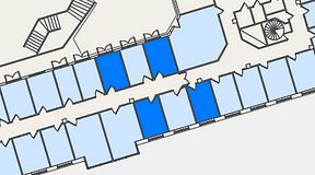 Planritning för Regus Odinsgatan 13, 4 privata rum, 38 m²