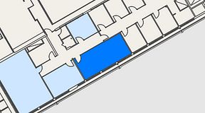 
							Planritning för Genetor Helsingborg C, 1 privata rum, 35 m²