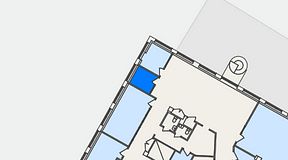 Planritning för FASTOFFICE Finlandsgatan 36, 1 privata rum, 6 m²