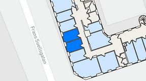 
							Planritning för Regus Adelgatan 21, 2 privata rum, 16 m²