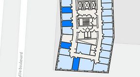 
							Planritning för Regus Hyllie Stationstorg 31, 4 privata rum, 33 m²