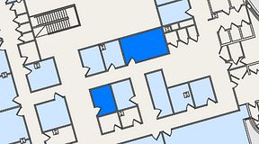 
							Planritning för United Spaces Östra Hamngatan, 2 privata rum, 26 m²