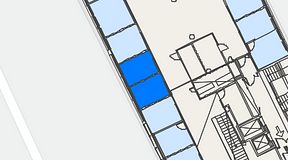 
							Planritning för Convendum Västra Järnvägsgatan 3, 2 privata rum, 20 m²