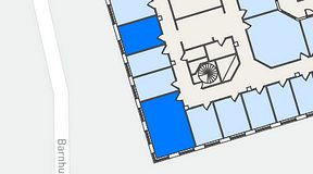 
							Planritning för Regus Odinsgatan 13, 2 privata rum, 38 m²