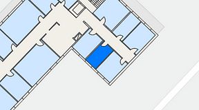 Planritning för Dockside Office & Coworking, 1 privata rum, 10 m²