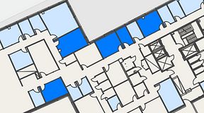
							Planritning för Spaces Hyllie Vista, 5 privata rum, 86 m²