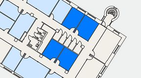 
							Planritning för Convendum Sundbyberg, 4 privata rum, 63 m²