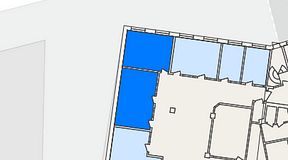 
							Planritning för THE WORKS Medborgarplatsen, 2 privata rum, 47 m²